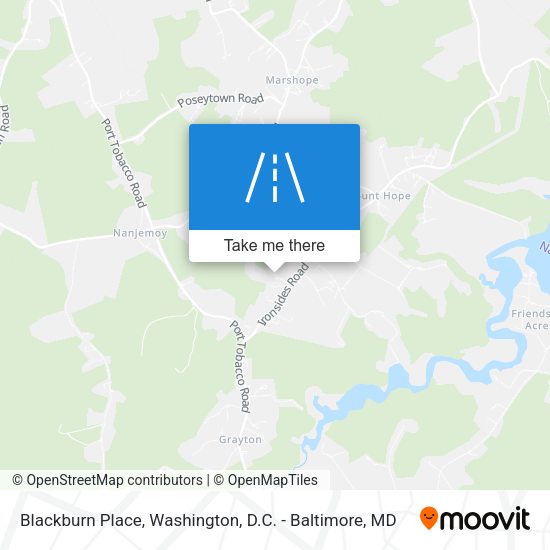 Mapa de Blackburn Place
