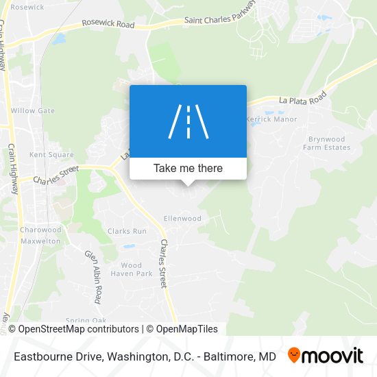 Eastbourne Drive map