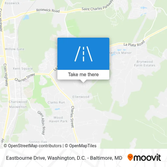 Eastbourne Drive map