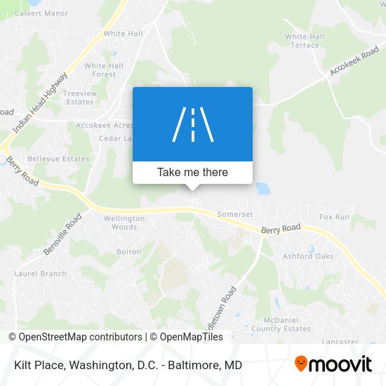Kilt Place map
