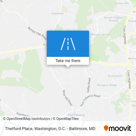 Thetford Place map