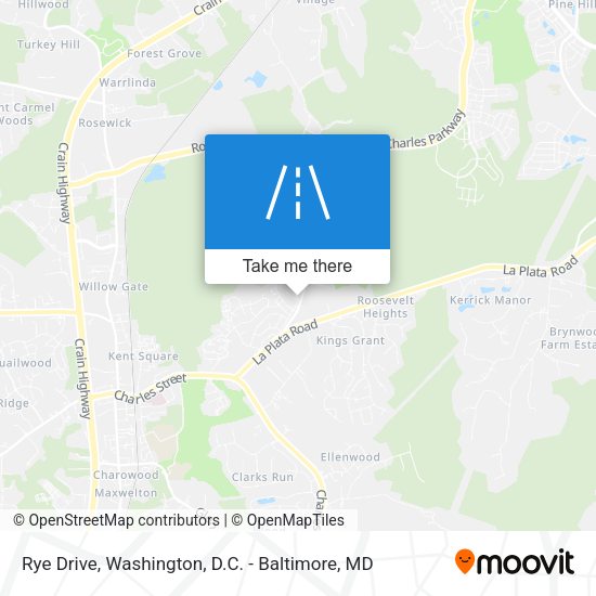 Rye Drive map
