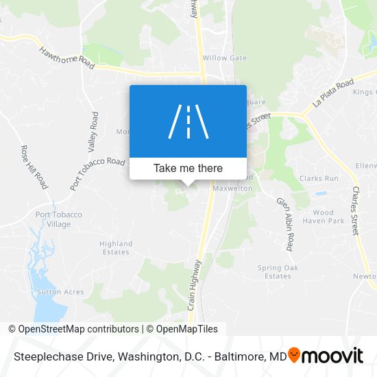 Steeplechase Drive map