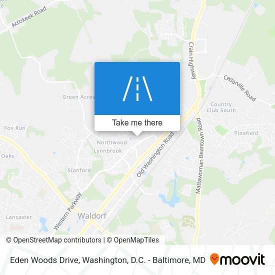 Eden Woods Drive map