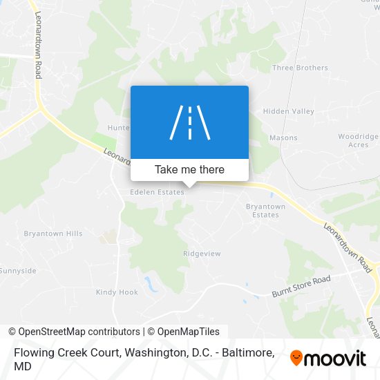 Mapa de Flowing Creek Court