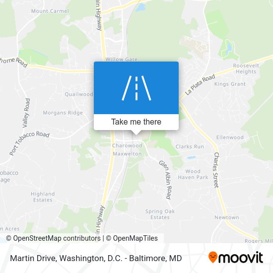 Martin Drive map
