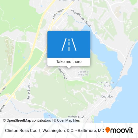 Mapa de Clinton Ross Court