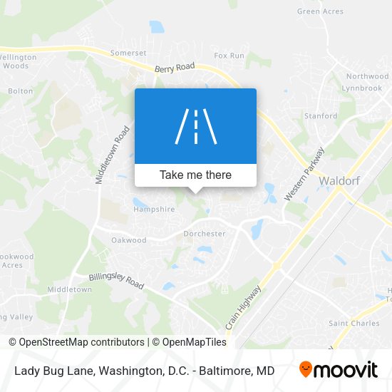 Mapa de Lady Bug Lane