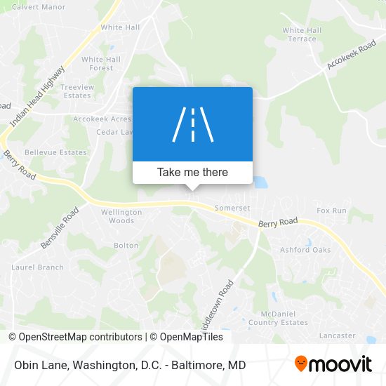 Mapa de Obin Lane