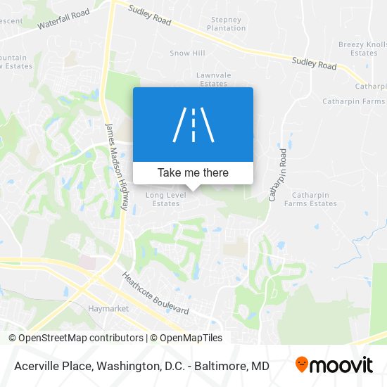 Acerville Place map