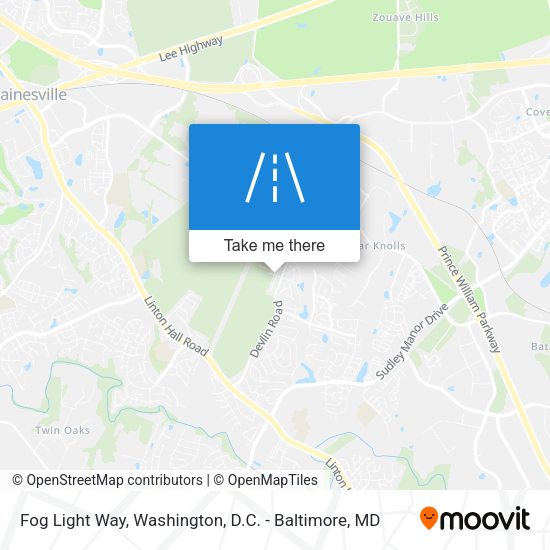 Mapa de Fog Light Way