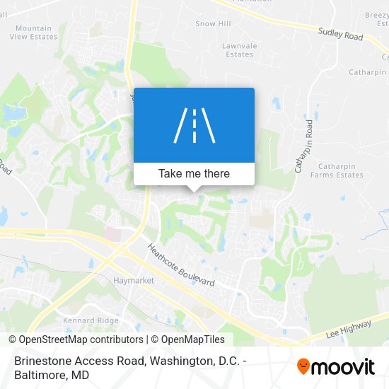 Mapa de Brinestone Access Road