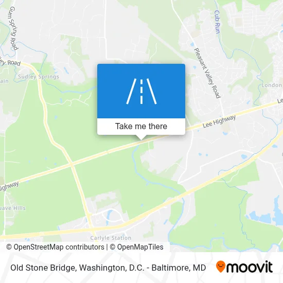 Old Stone Bridge map