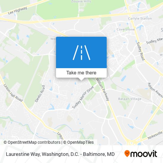 Mapa de Laurestine Way