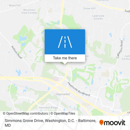 Mapa de Simmons Grove Drive