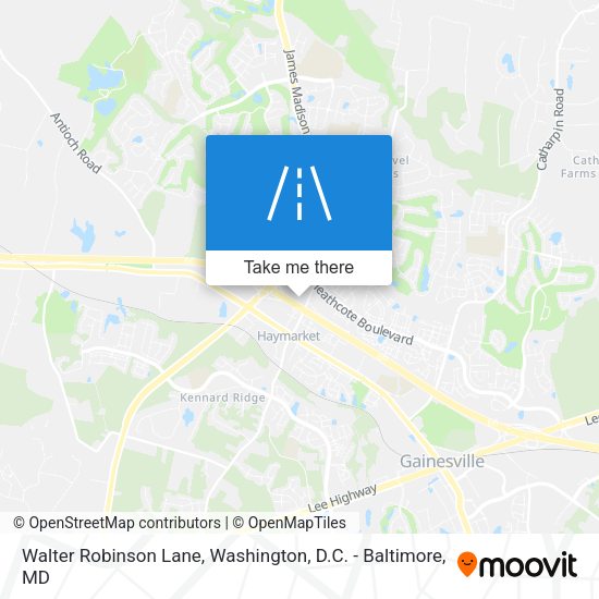 Mapa de Walter Robinson Lane
