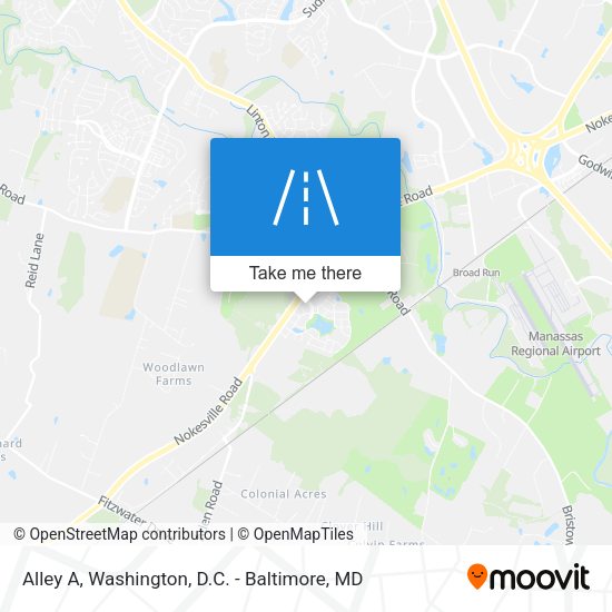 Alley A map