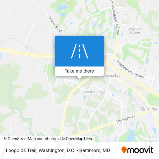 Leopolds Trail map