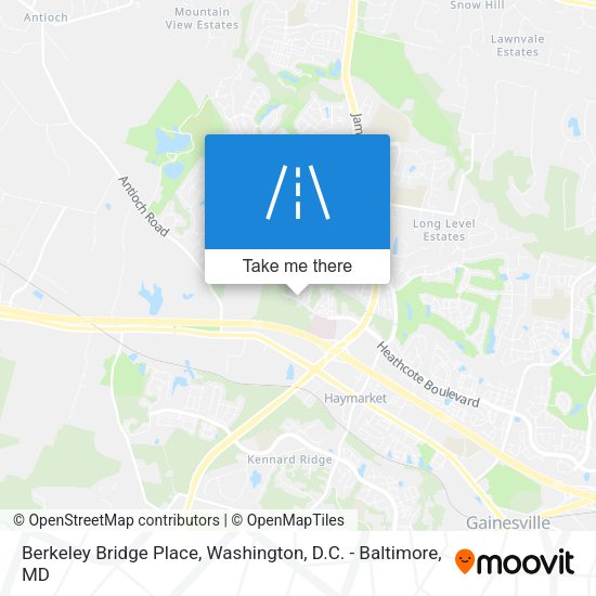 Mapa de Berkeley Bridge Place