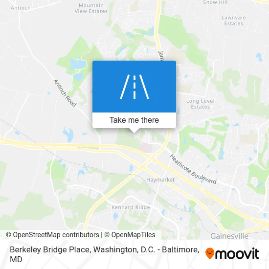 Berkeley Bridge Place map