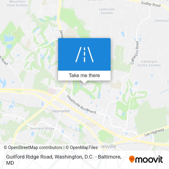 Guilford Ridge Road map