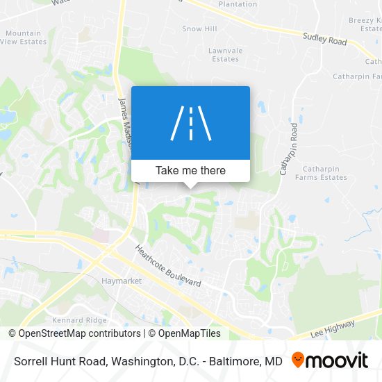 Sorrell Hunt Road map