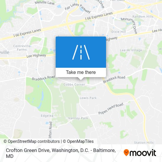 Mapa de Crofton Green Drive