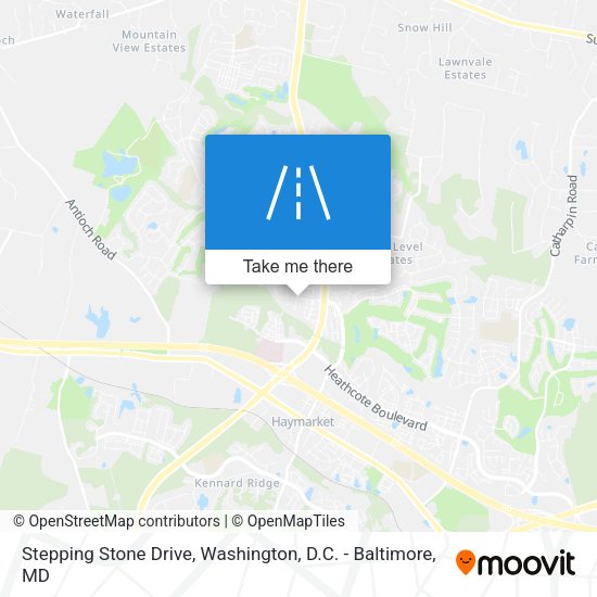 Stepping Stone Drive map
