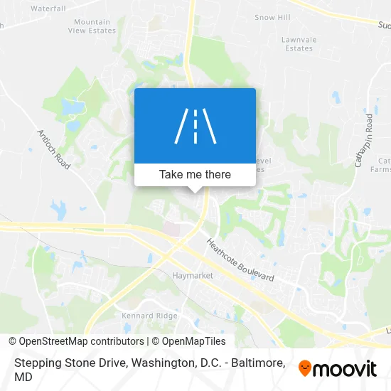 Stepping Stone Drive map