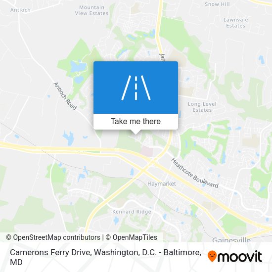 Camerons Ferry Drive map