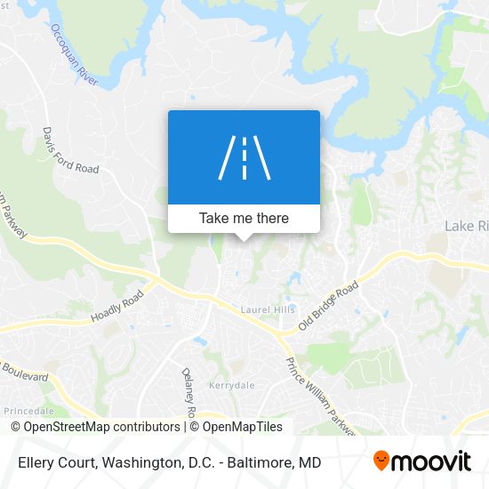 Ellery Court map