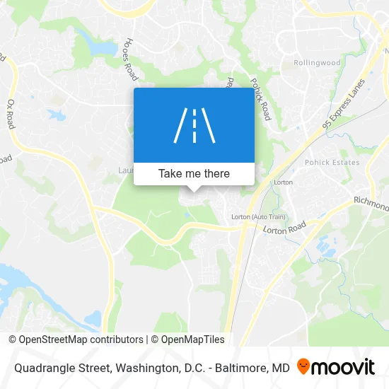 Quadrangle Street map