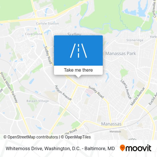 Whitemoss Drive map