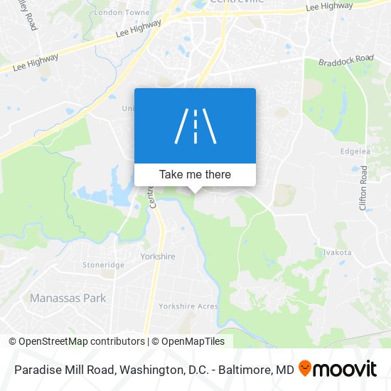 Mapa de Paradise Mill Road