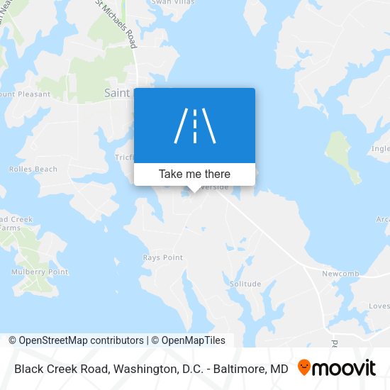 Black Creek Road map