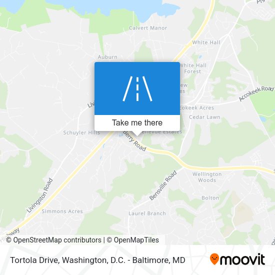 Tortola Drive map