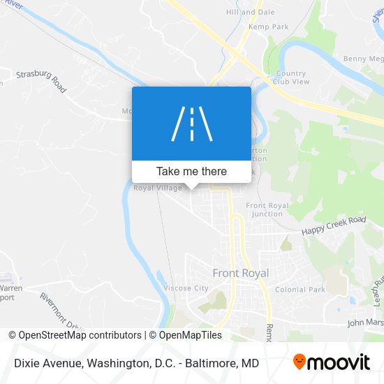 Dixie Avenue map