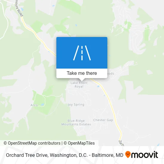 Orchard Tree Drive map