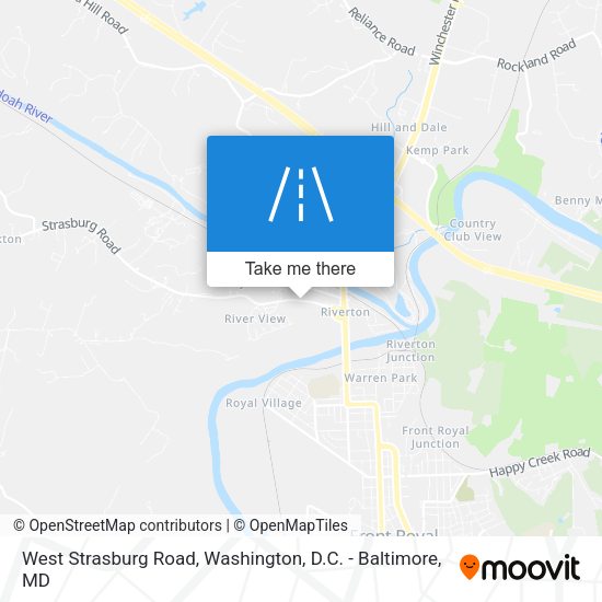 Mapa de West Strasburg Road