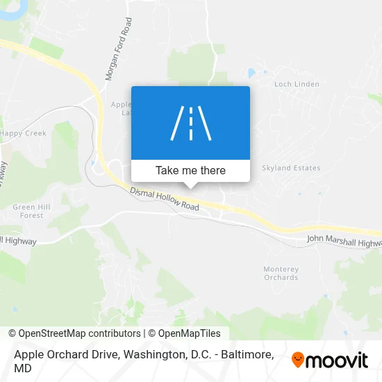 Apple Orchard Drive map