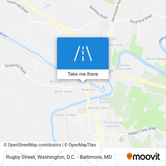 Rugby Street map
