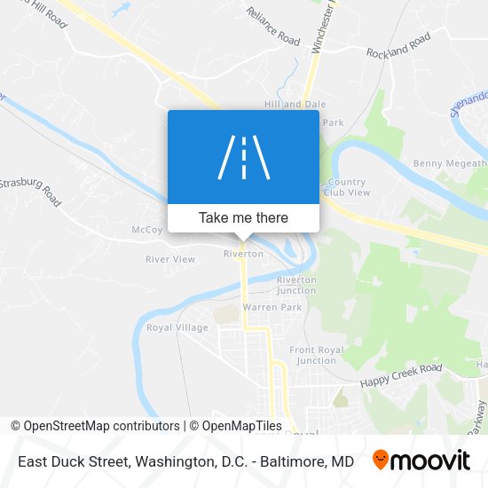 East Duck Street map