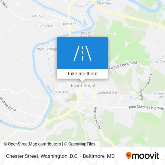 Mapa de Chester Street