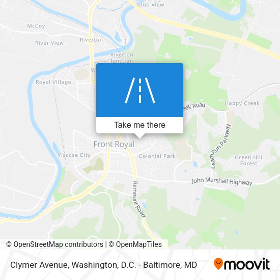 Clymer Avenue map
