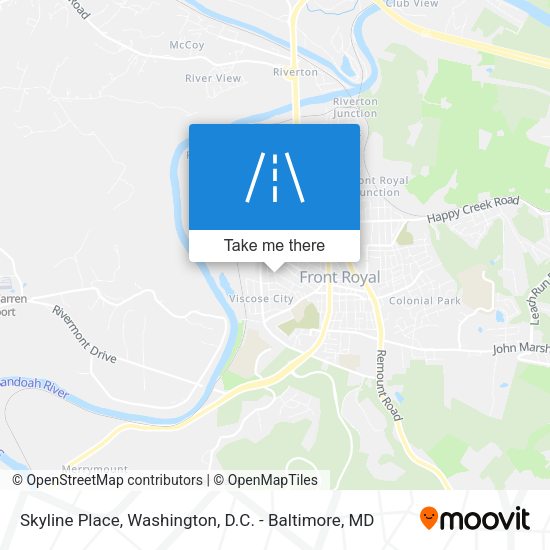 Skyline Place map