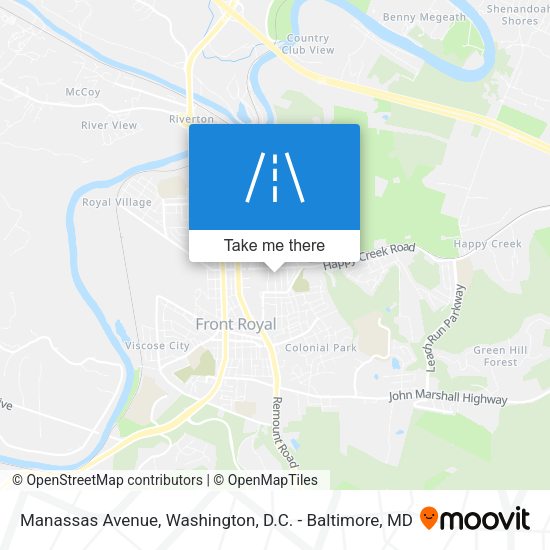 Mapa de Manassas Avenue
