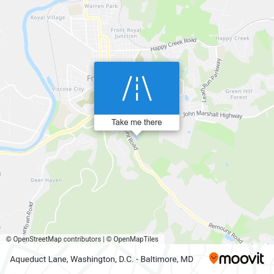 Aqueduct Lane map