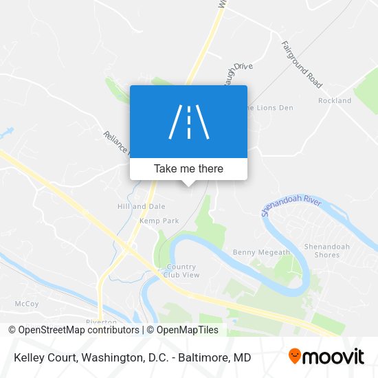 Mapa de Kelley Court
