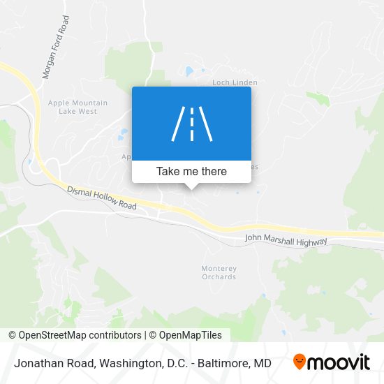 Mapa de Jonathan Road