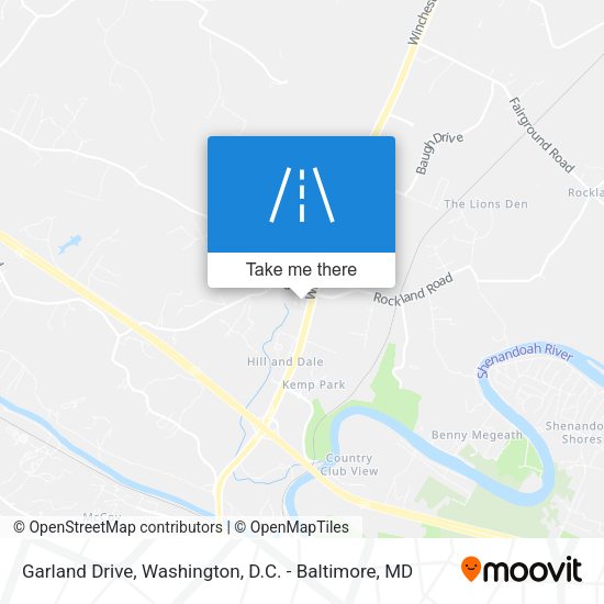 Garland Drive map